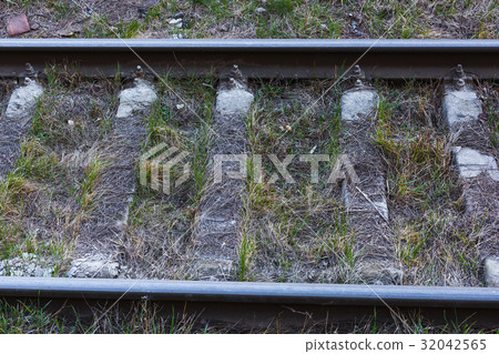 Close up of railway tracks 32042565