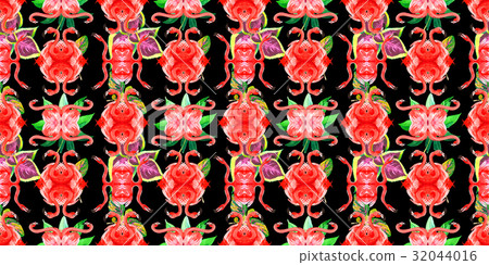 Sky bird flamingo pattern in a wildlife by Sky bird flamingo pattern in a wildlife by 32044016