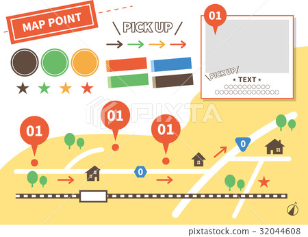 Map material - Stock Illustration [32044608] - PIXTA
