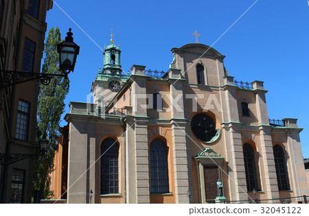 Stockholm Cathedral in blue sky Sweden Scandinavia 32045122