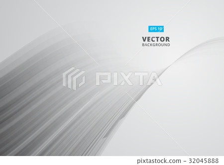 Abstract line pattern white and gray spiral 32045888