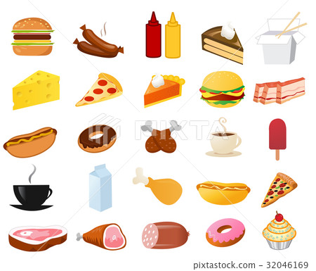 food icons food icons 32046169