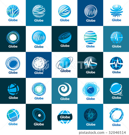vector logo globe vector logo globe 32046514