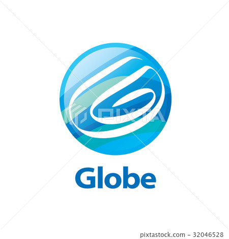 vector logo globe 32046528