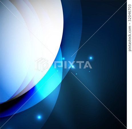 Overlapping circles on glowing abstract background Overlapping circles on glowing abstract background 32046703