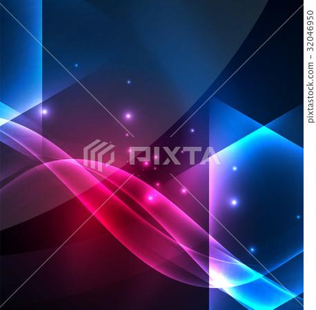 Glowing geometric shapes Glowing geometric shapes 32046950