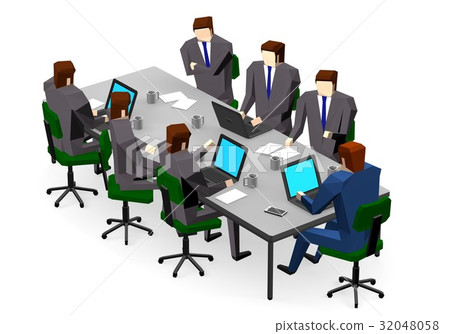 Businessmen having a meeting Businessmen having a meeting 32048058