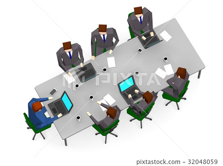 Businessmen having a meeting 32048059