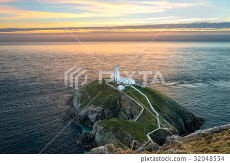 South stack lighthouse on Holy Island in Wales South stack lighthouse on Holy Island in Wales 32048554
