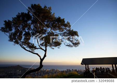 夏威夷夏威夷海灘美國Hanauma海灣檀香山Tantalus小山 夏威夷夏威夷海灘美國Hanauma海灣檀香山Tantalus小山 32049088