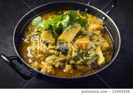 Sweet Potato Curry in Bowl 32049388