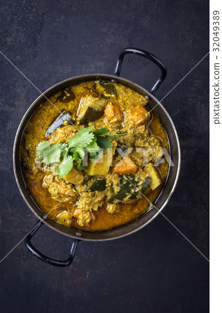 Sweet Potato Curry in Bowl 32049389