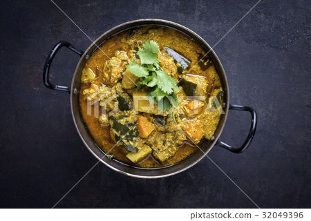 Sweet Potato Curry in Bowl 32049396