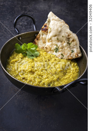 Indian Dal Soup in Bowl 32049406