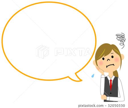 女人的氣球穿著麻煩的製服 32050330