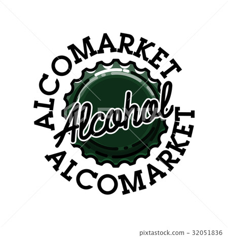 Color vintage alcomarket emblem 32051836