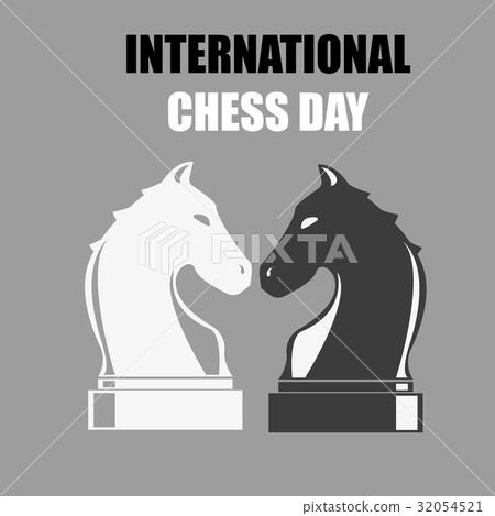 International Chess Day. Vector illustration 32054521
