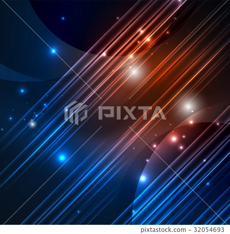 Glowing futuristic lines 32054693