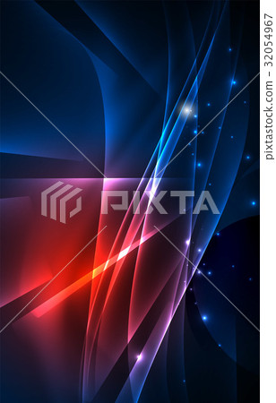 Vector polar lights concept background 32054967
