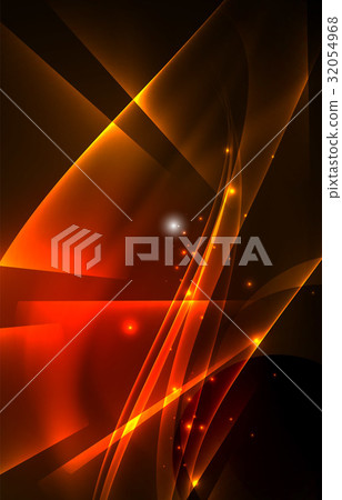 Vector polar lights concept background Vector polar lights concept background 32054968