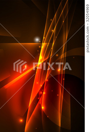 Vector polar lights concept background 32054969
