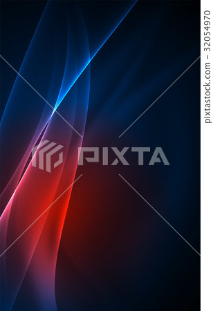 Vector polar lights concept background Vector polar lights concept background 32054970