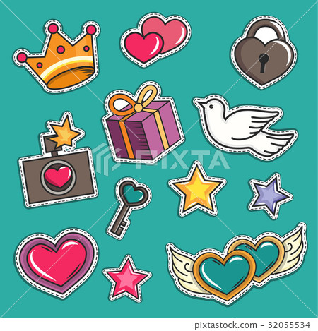 Love and wedding patch 32055534