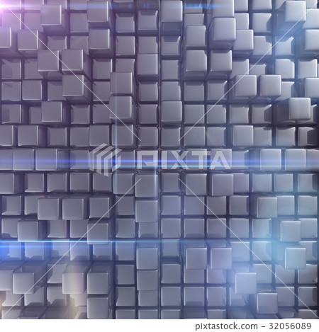 Abstract background of cubes 32056089