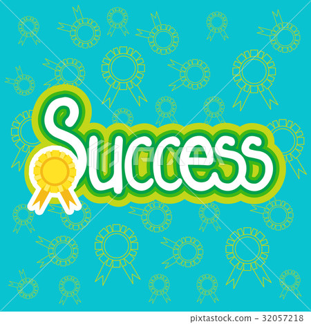 Success Message Sticker Success Sticker Social Media Network Message - Stock Illustration ...
