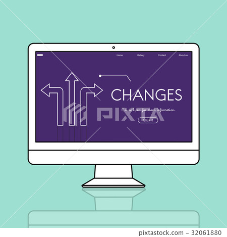 Options Choice Changes Arrows Graphic 32061880