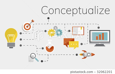 Ideas invention and creative icon graphic design 32062201
