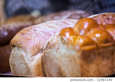 Close-up of baguettes in display 32063140