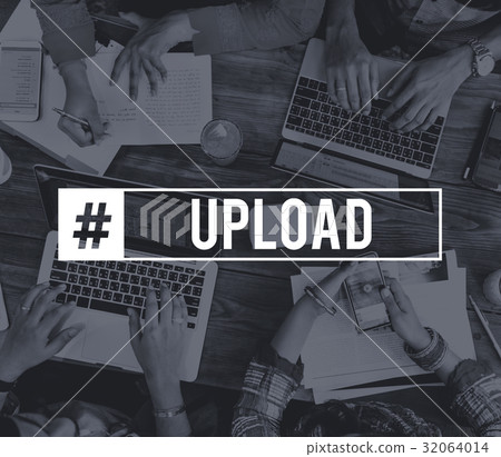 Communication Content Upload Hashtag Online 32064014