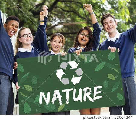Recycle Nature World Icon Grapphic Recycle Nature World Icon Grapphic 32064244