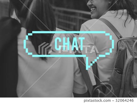 Chat Message Speech Bubble Communication Chat Message Speech Bubble Communication 32064246