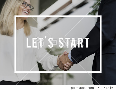 Let's Start Ready Begin Motivate Word 32064816