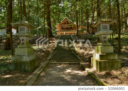 [Nirasaki City, Yamanashi Prefecture] Takeda Hachimangu Shrine 32066001
