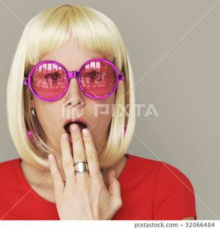 Wig Blonde Woman Oops Concept Wig Blonde Woman Oops Concept 32066484