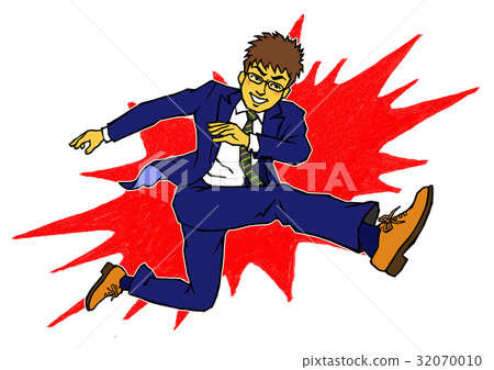 A salaryman male manipulating stress A salaryman male manipulating stress 32070010