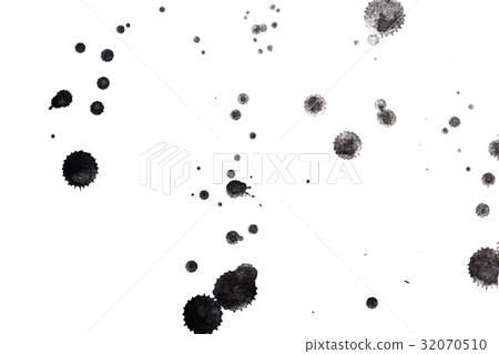 Abstract black ink splash 32070510