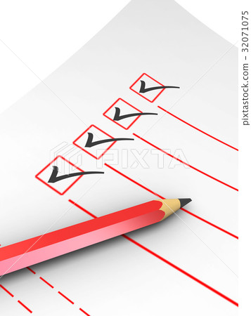 checklist - Stock Illustration [32071075] - PIXTA