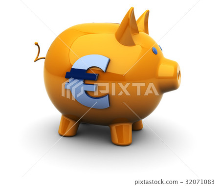 euro piggy bank euro piggy bank 32071083