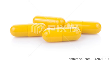 pills capsules isolated on white background 32071995