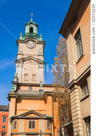 Stockholm, Sweden. Storkyrkan, close-up Stockholm, Sweden. Storkyrkan, close-up 32072019