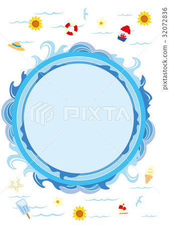 海夏天可愛的白色 海夏天可愛的白色 32072836