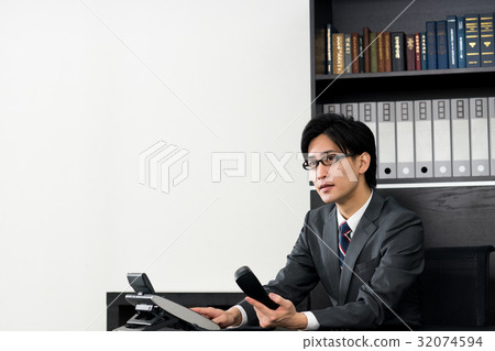 Businessman (phone) Businessman (phone) 32074594