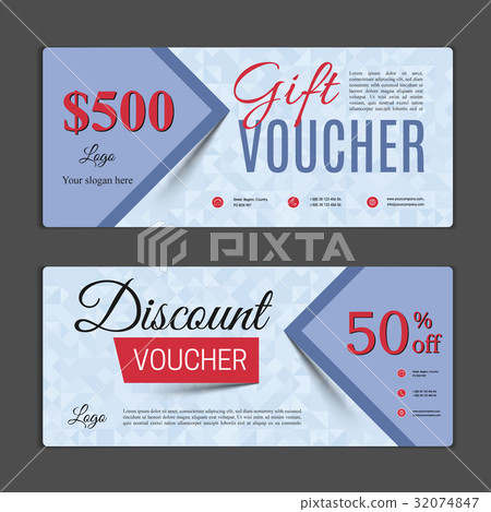 Gift voucher template. Can be use for shopping Gift voucher template. Can be use for shopping 32074847