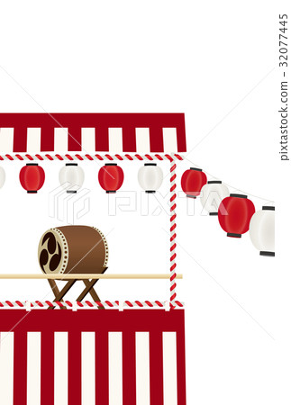 節日背景材料（明信片尺寸） 32077445