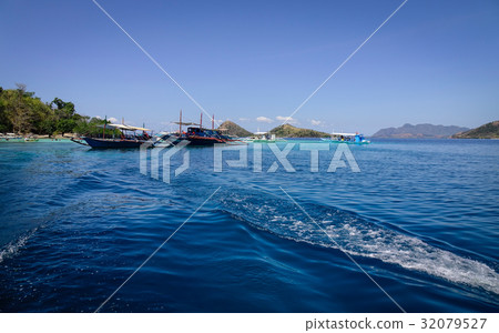 Seascape of Palawan Islands in Philippines 32079527