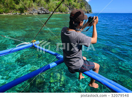 Tropical sea at sunny day in Coron, Philippines Tropical sea at sunny day in Coron, Philippines 32079548